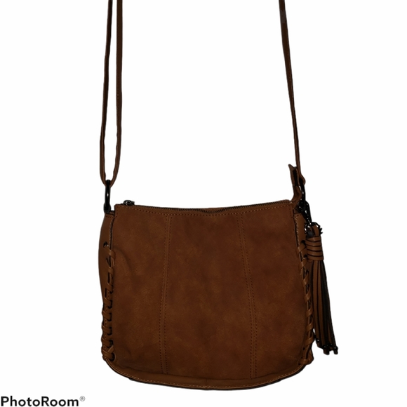 Jessica Simpson Cognac Mila Hobo Handbag - Picture 4 of 11